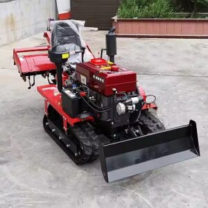 Multifunctional rotary tiller agricultural machinery rotary cultivator mini crawler tractor