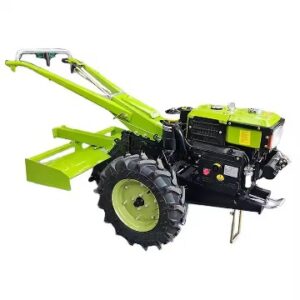 Hand farm tractors 15hp 20hp two wheel mini walking tractor lawn mower tractor